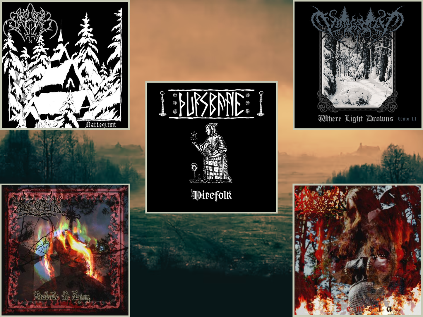 CD Bundle # 1 - Hellveto / Thursbane / Aedelgard / Vinterstov
