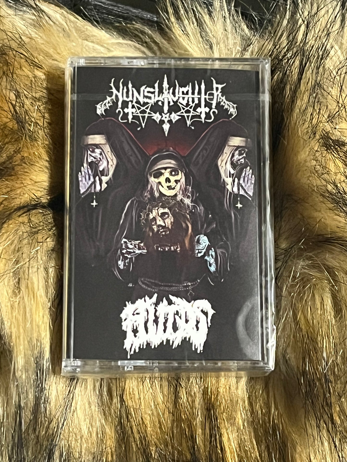 Nunslaughter / Fluids - Split Tape