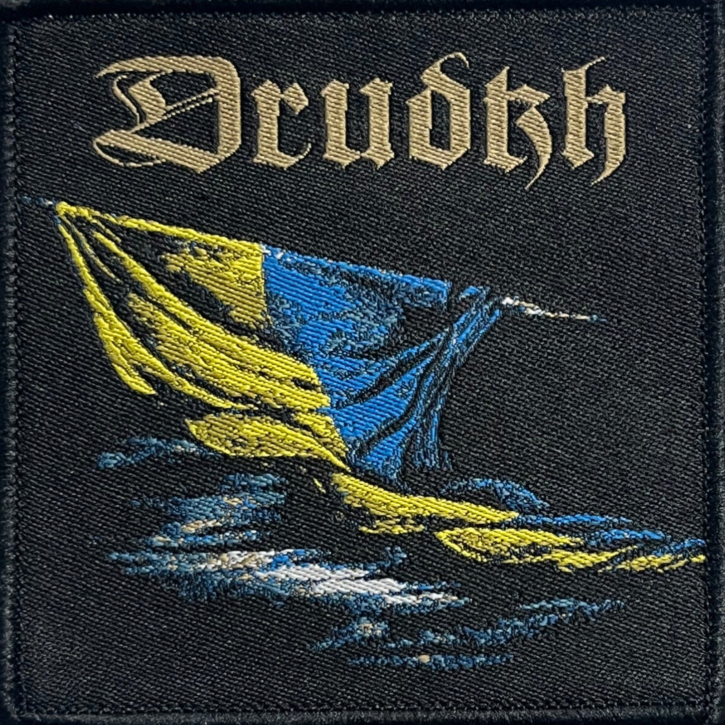 Drudkh - Ukrainian Flag - Official Woven Patch 3x3"