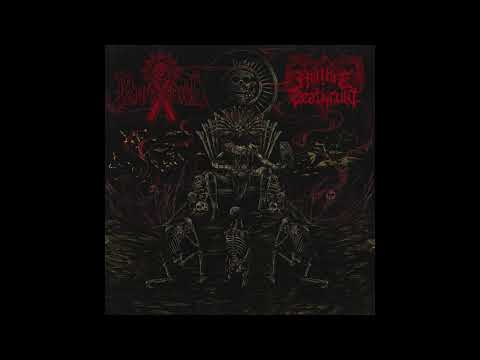 Maquahuitl / Hellfire Deathcult – "Mictlan Viene Por Ti..." LP red splatter