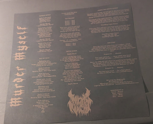 Nighnacht (US) - "Foulness" LP *** Corner Ding discount