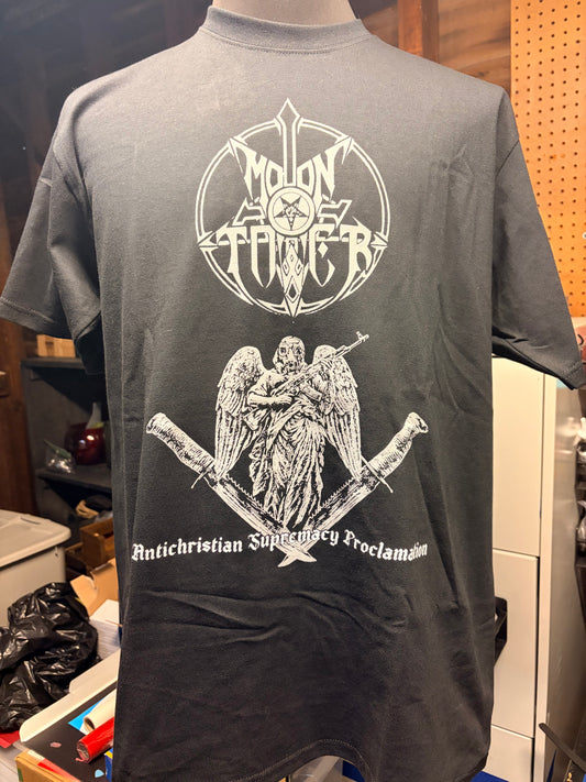 MOONTOWER "Antichristian Supremacy Proclamation" 2 Sided T-Shirt - Official