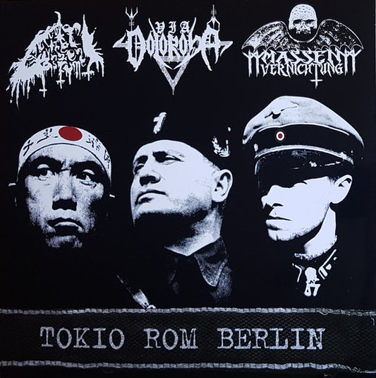 Massenvernichtung (GER) / Reek Of The Unzen Gas Fumes (JPN) / Via Dolorosa (ITA) - 3 way split - Super JewelCase