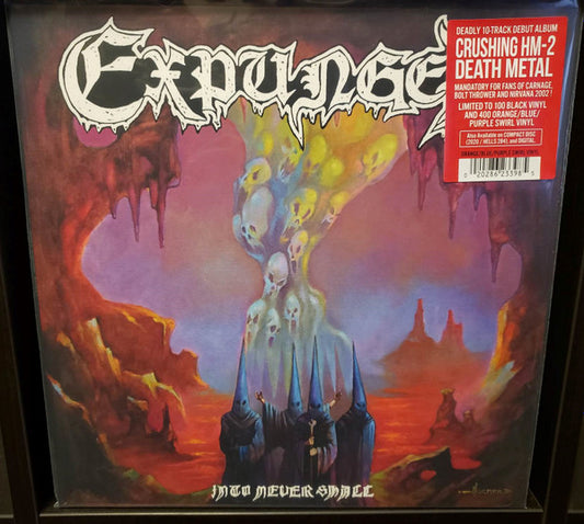Expunged (CAN) – Into Never Shall - LP - Orange/Purple/Blue swirl vinyl